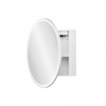 Curved Round LED Mirror Cabinet 750 * 750